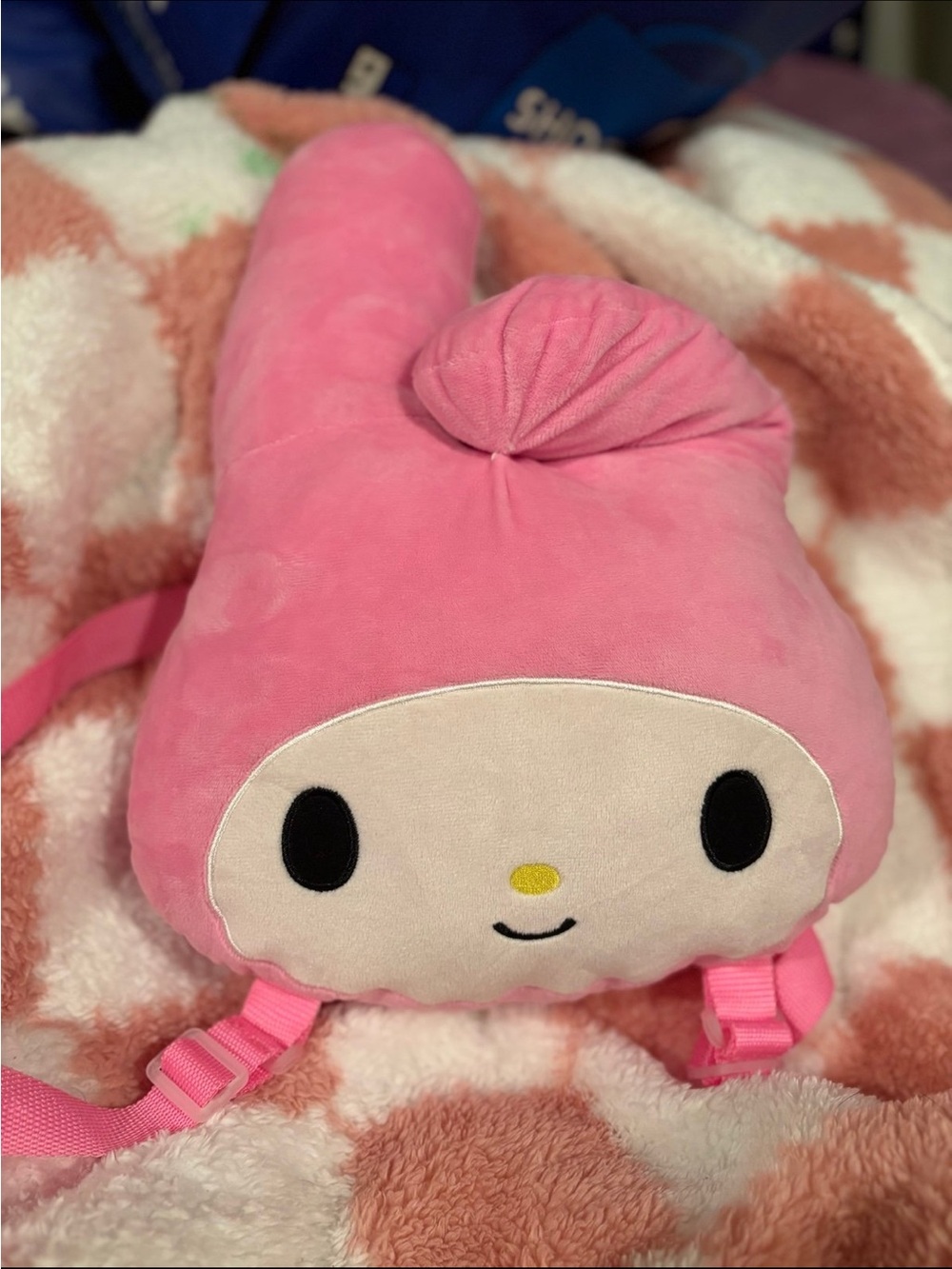Sanrio My Melody Plush Pink Character Backpack